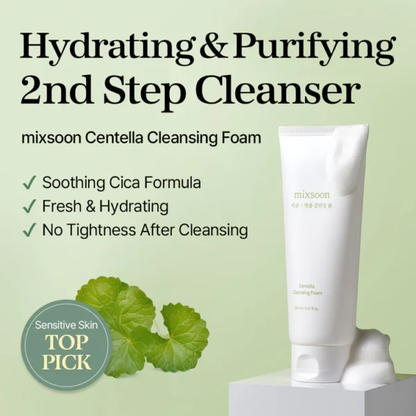 mixsoon centella cleansing foam 150ml