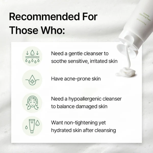 mixsoon centella cleansing foam 150ml