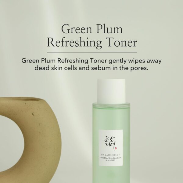 beauty of joseon green plum refreshing toner : aha + bha