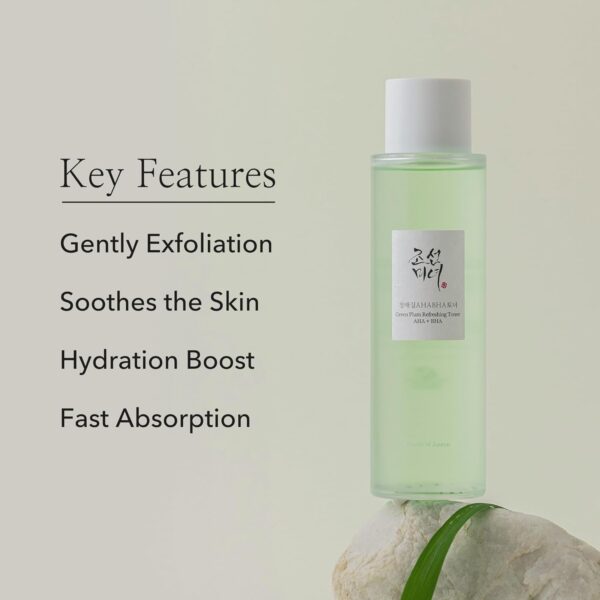 beauty of joseon green plum refreshing toner : aha + bha