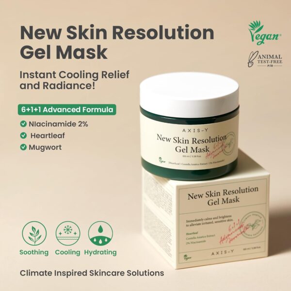 axis y new skin resolution gel mask