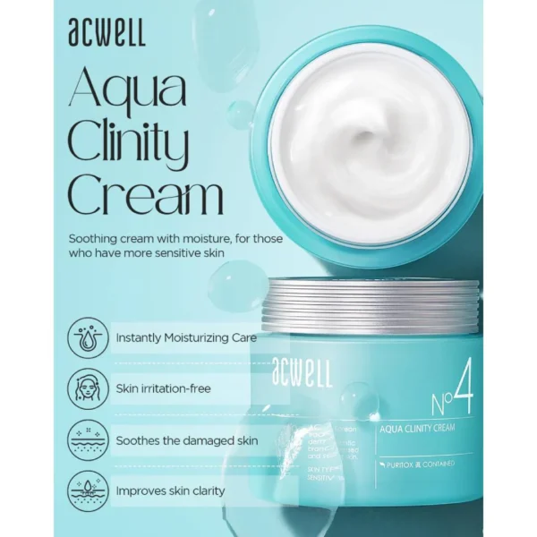 acwell no4 aqua clinity cream 50ml