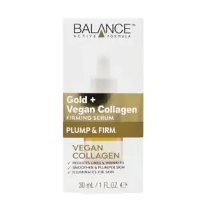 balance active formula gold + marine collagen rejuvenating serum 30ml