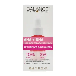 balance active formula aha 10% + bha 2% retexturising serum 30ml