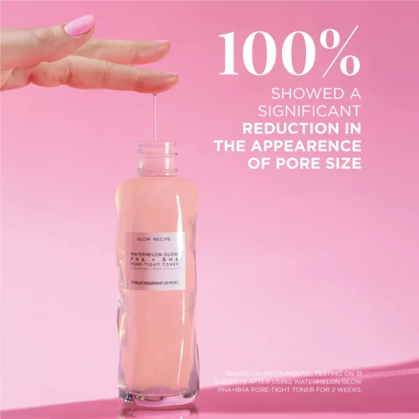 glow recipe watermelon glow pha+bha pore tight toner 150ml