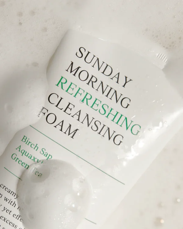 axis y sunday morning refreshing cleansing foam size: 120ml