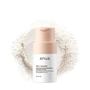 anua rice enzyme brightening cleansing powder