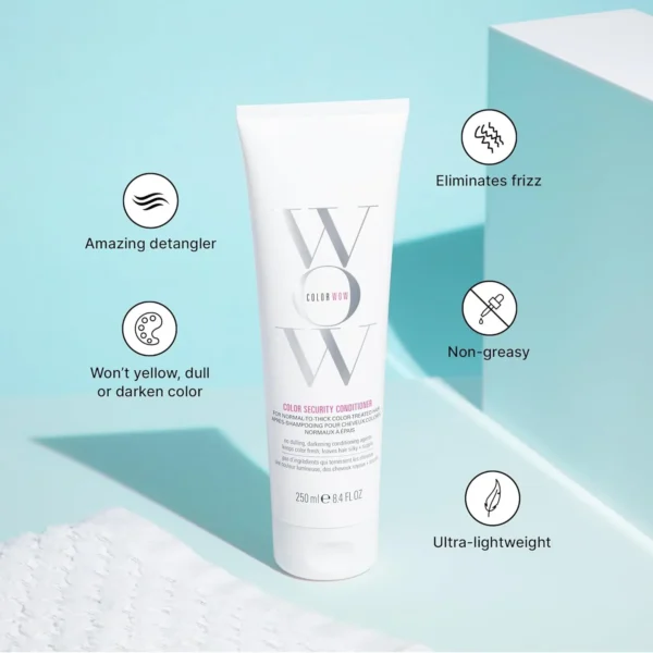 color wow color security shampoo & conditioner duo (fine to normal) 250ml each