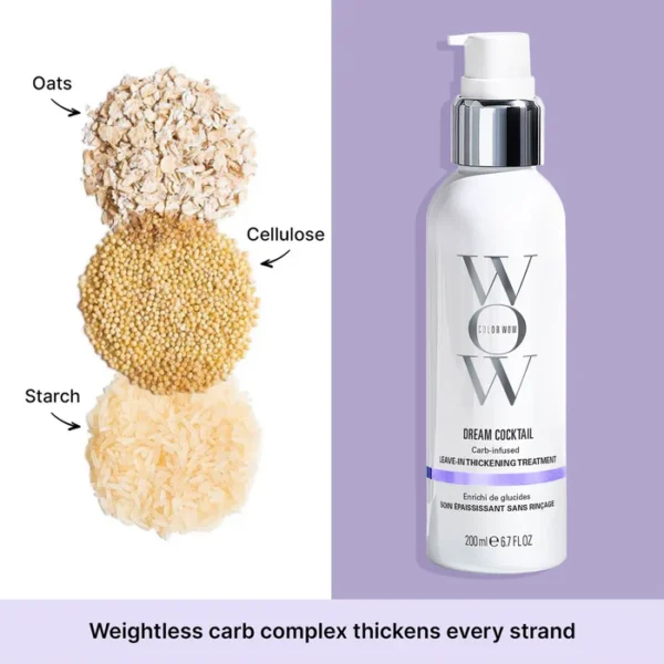 color wow dream cocktail carb infused leave in treatment