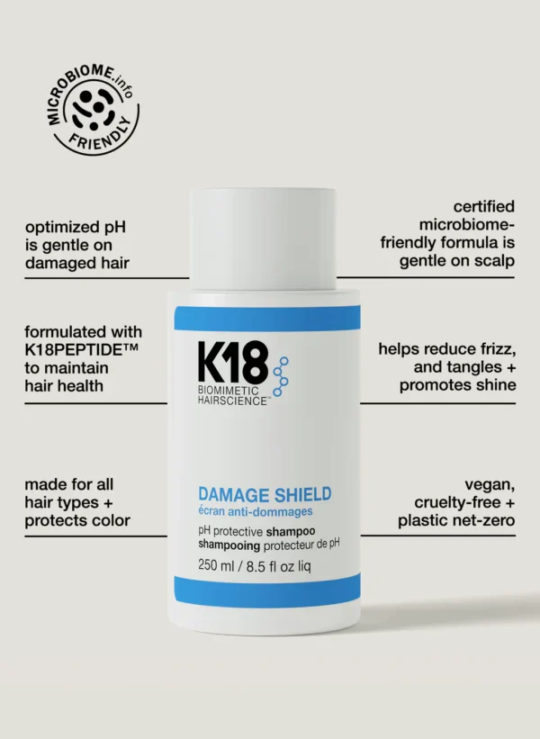 k18 damage shield ph protective shampoo 250ml