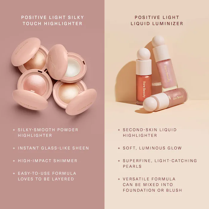 rare beauty positive light silky touch highlighter rare beauty positive light silky touch highlighter