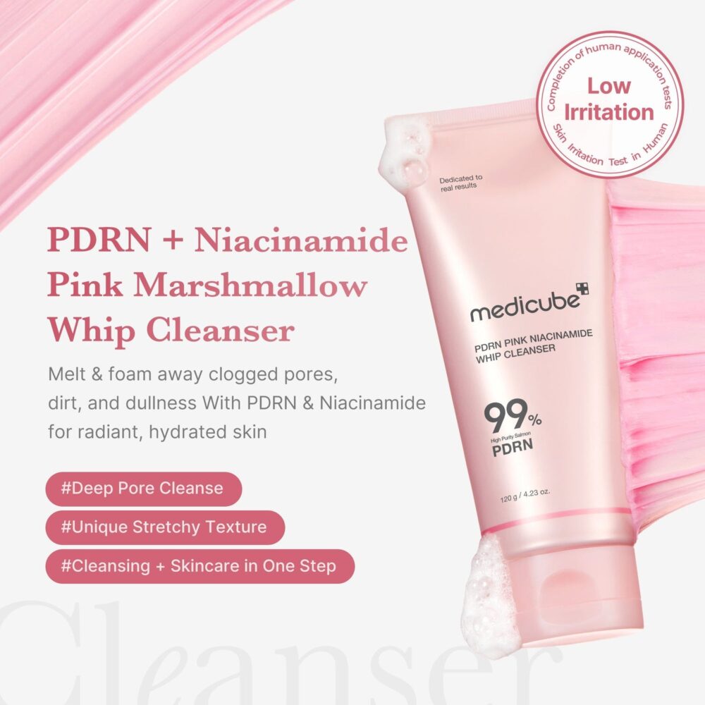 medicube pdrn pink whip cleanser medicube pdrn pink whip cleanser