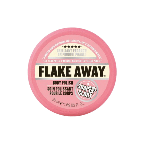 soap & glory flake away body polish 1.69 fl oz/50 ml travel size
