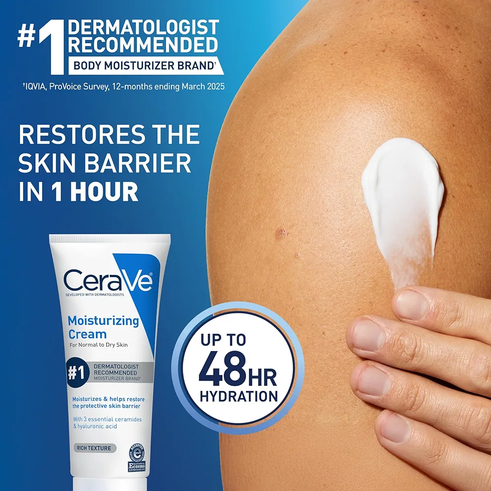 cerave moisturizing cream for normal to dry skin 236ml cerave moisturizing cream for normal to dry skin 236ml