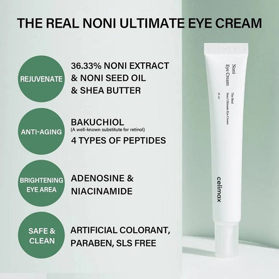 celimax the real noni ultimate eye cream celimax the real noni ultimate eye cream