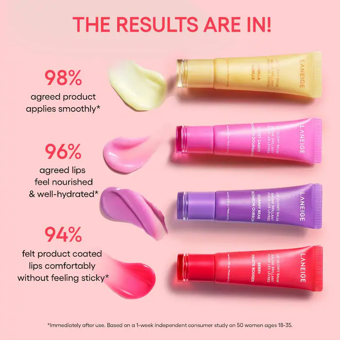 laneige on the glow lip balm trio laneige on the glow lip balm trio