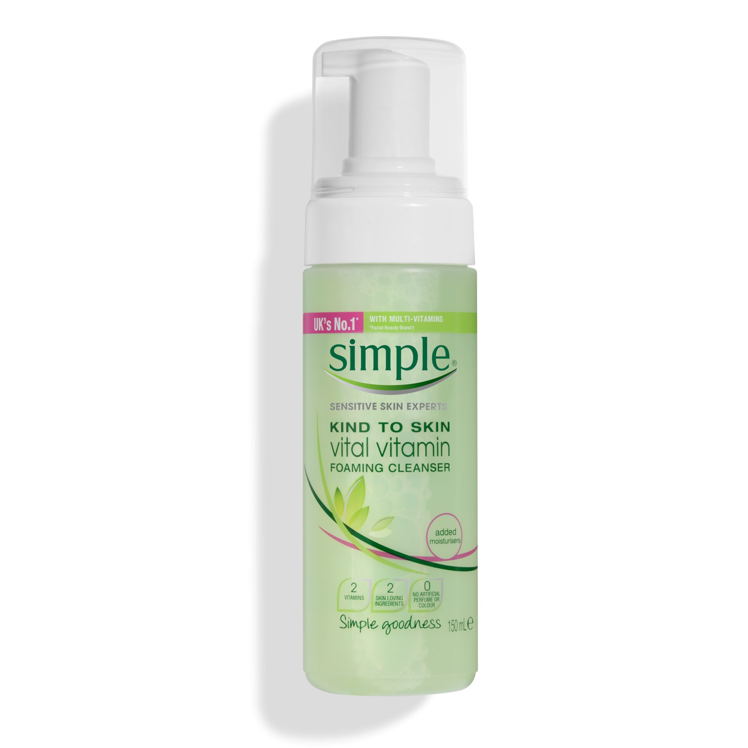 simple kind to skin vital vitamin foaming cleanser simple kind to skin vital vitamin foaming cleanser