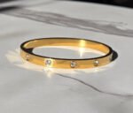 Timeless Gold Crystal Bangle - Image 2