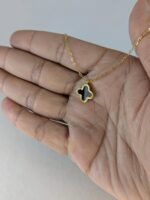 Clover Necklace Dual Faced - Image 3