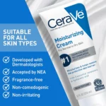 CeraVe Moisturizing Cream For Normal To Dry Skin 236ml - Image 4