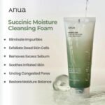 Anua - Succinic Moisture Cleansing Foam - 150ml - Image 2