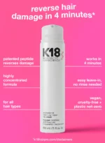 K18 full-size leave-in molecular repair hair mask 150ml - Image 3