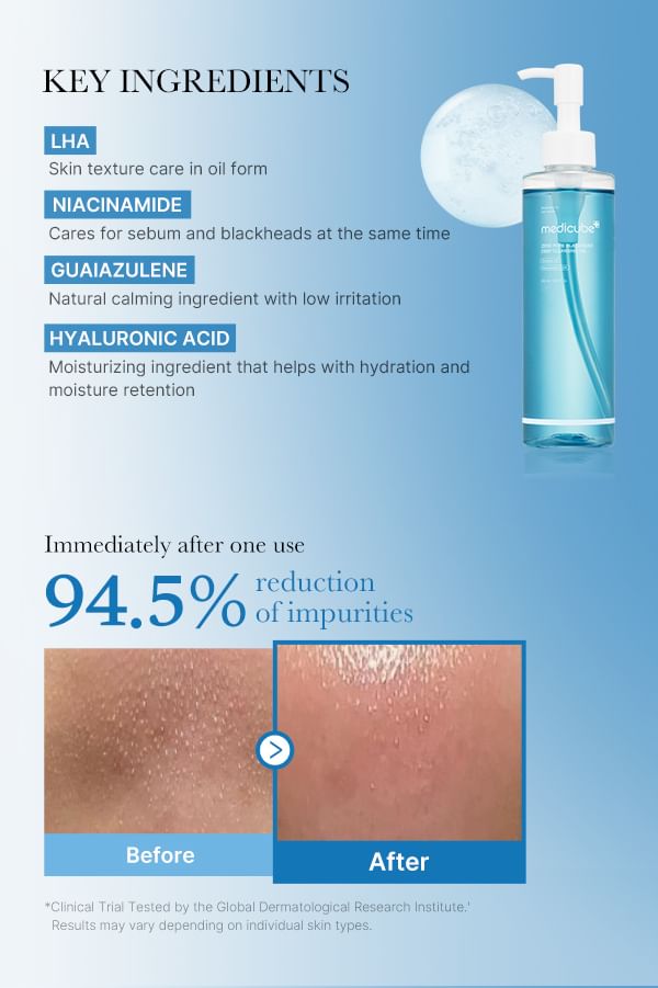 medicube zero pore blackhead deep cleansing oil 205ml medicube zero pore blackhead deep cleansing oil 205ml