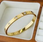 Timeless Gold Crystal Bangle - Image 3