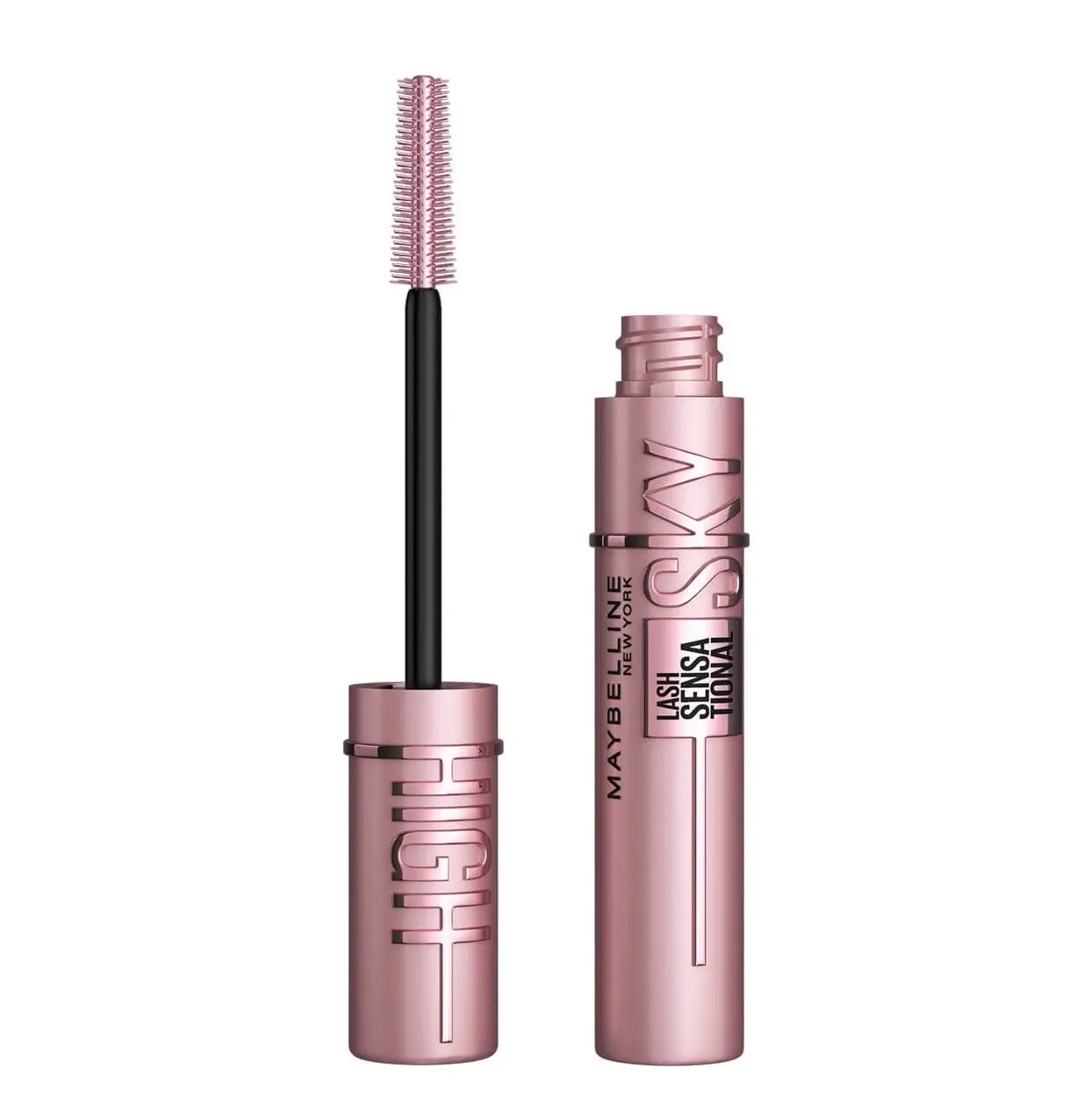 Maybelline-Lash-Sensational-Sky-High-WSH-800-BLACKEST-BLACK-041554590517-AV11_7859306 Maybelline Lash Sensational Sky High® Washable Lengthening & Volumizing Mascara (Blackest Black) - Image 1